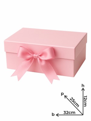Box Regalo Rigida Grande Rosa
