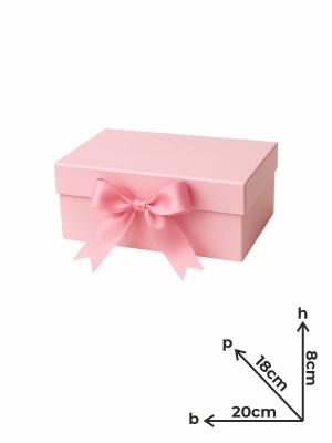 Box Regalo Rigida Piccola Rosa