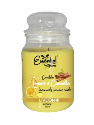 Essential Fragrance Candela Profumata Limone e Cannella 510gr