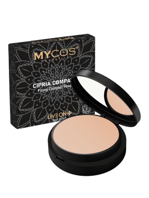MYCOS Cosmetics Cipria Compatta - Fixing Compact Powder N.02