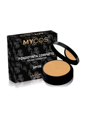MYCOS Cosmetics Fondotinta Compatto - Creamy Foundation N.03