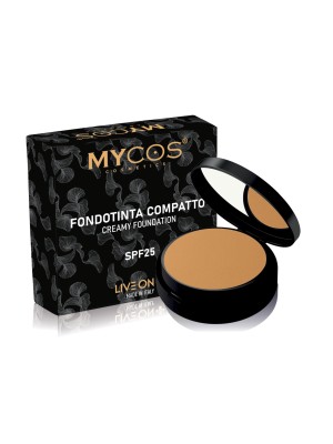 MYCOS Cosmetics Fondotinta Compatto - Creamy Foundation N.04