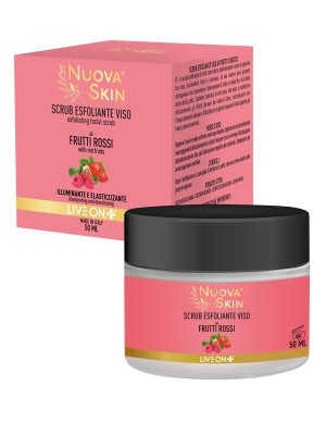 Nuova Skin Scrub Esfoliante Viso Frutti Rossi 50ml