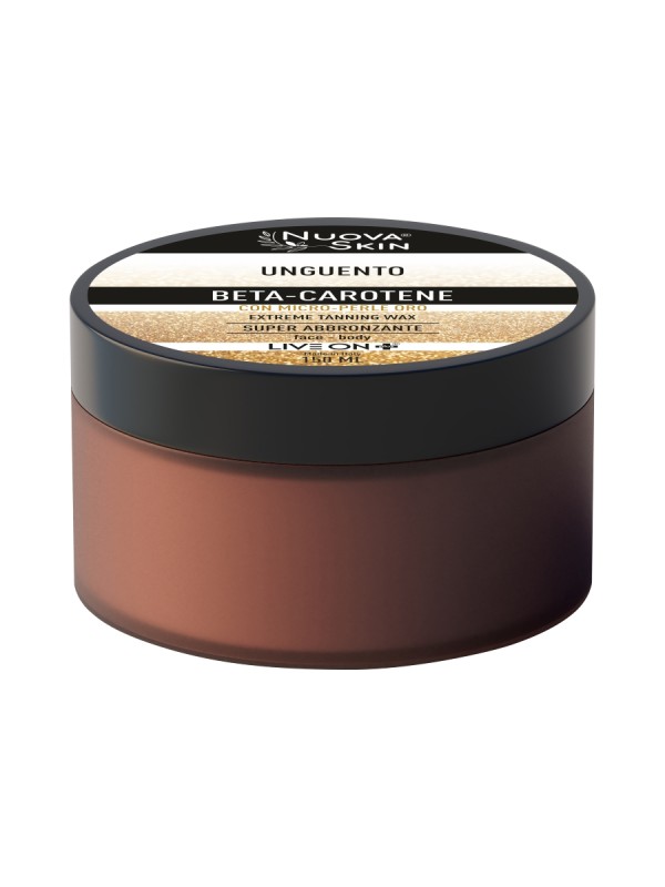 Nuova Skin Unguento Solare Beta-Carotene con Micro Perle Oro 150ml