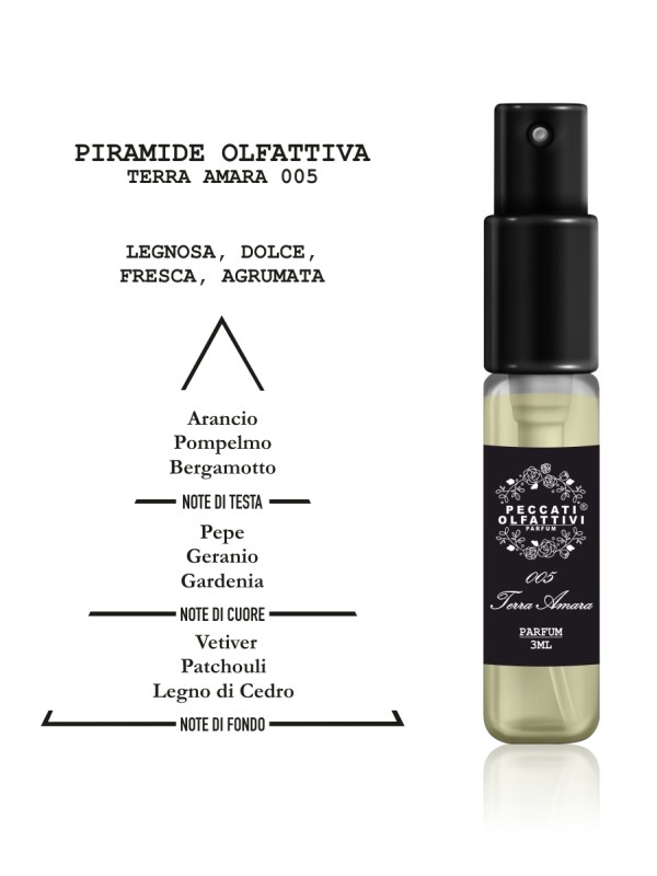 Peccati Olfattivi Terra Amara 005 MAN 3ml PARFUM