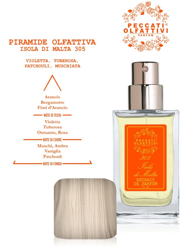 Peccati Olfattivi Isola di Malta 305 NICHES 15ml EXTRAIT DE PARFUM