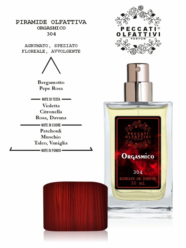 Peccati Olfattivi Orgasmico 304 NICHES 30ml EXTRAIT DE PARFUM