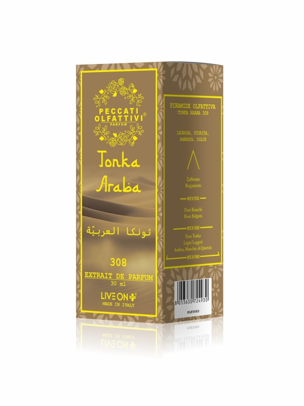 Peccati Olfattivi Tonka Araba 308 NICHES 30ml EXTRAIT DE PARFUM