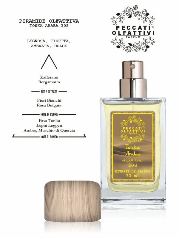 Peccati Olfattivi Tonka Araba 308 NICHES 30ml EXTRAIT DE PARFUM