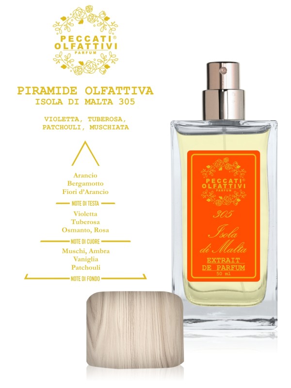 Peccati Olfattivi Isola di Malta 305 NICHES 50ml EXTRAIT DE PARFUM