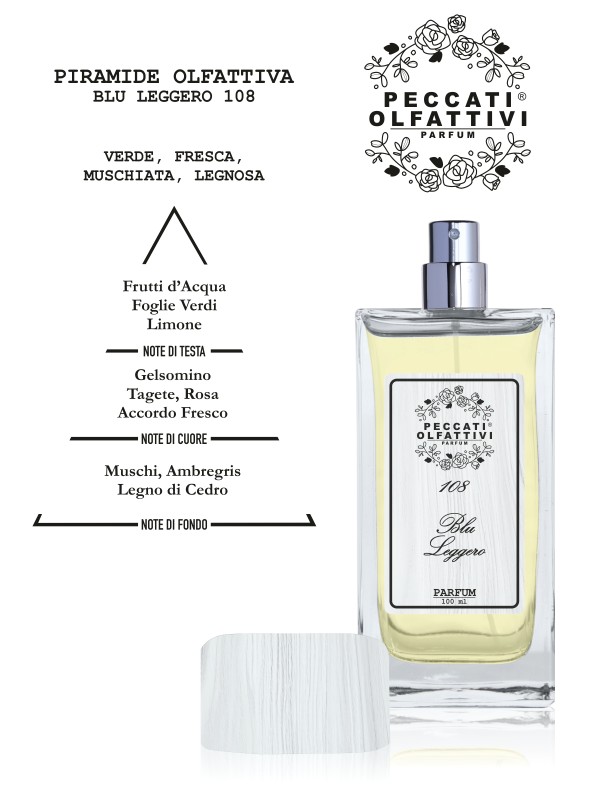Peccati Olfattivi Blu Leggero 108 WOMAN 100ml PARFUM
