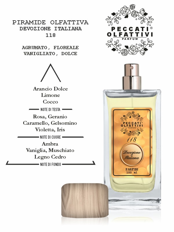 Peccati Olfattivi Devozione Italiana 118 WOMAN 100ml PARFUM