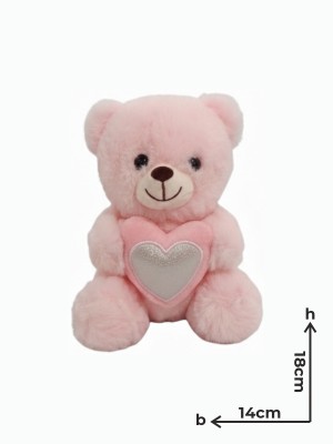Peluche Orso Piccolo Cuore Rosa