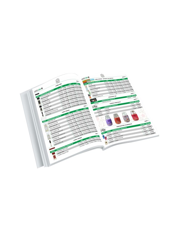 Kainoraštis 2025 Live on Plus - 10vnt A5 formato [ ANGLŲ - LIETUVIŲ ]